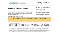 Desktop Screenshot of familydentistnewyork.net